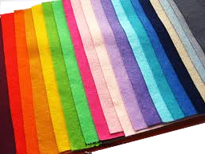 Felt Squares Rectangles Sheets - 9 Inch by 12 Inch - Assorted Colors -  Cappel's